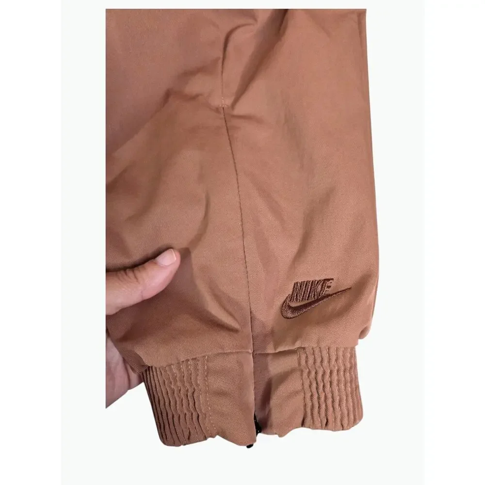 Nike Dri-FIT Tech Pack High Waisted Trousers Tan Brown Women's Small